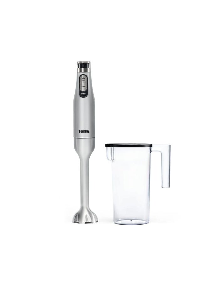 Tank Hand Blender with 600ml BPA Free Beaker & 500ml Chopper & Whisk, 6 Speed Control + Turbo, 1200 Watts, Black, CM-6004, 2 Year warranty - Image 4